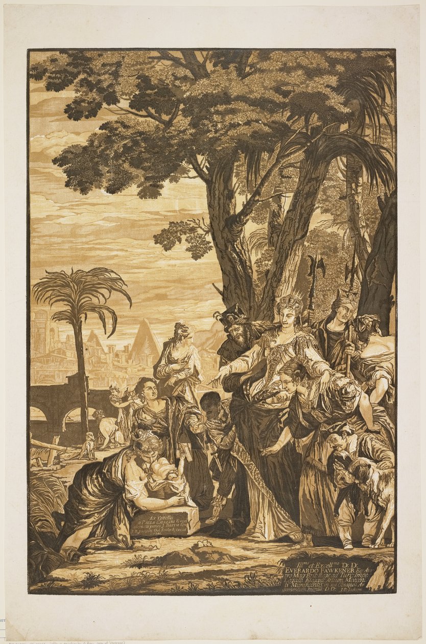 The Finding of Moses, 1741 by John Baptist Jackson