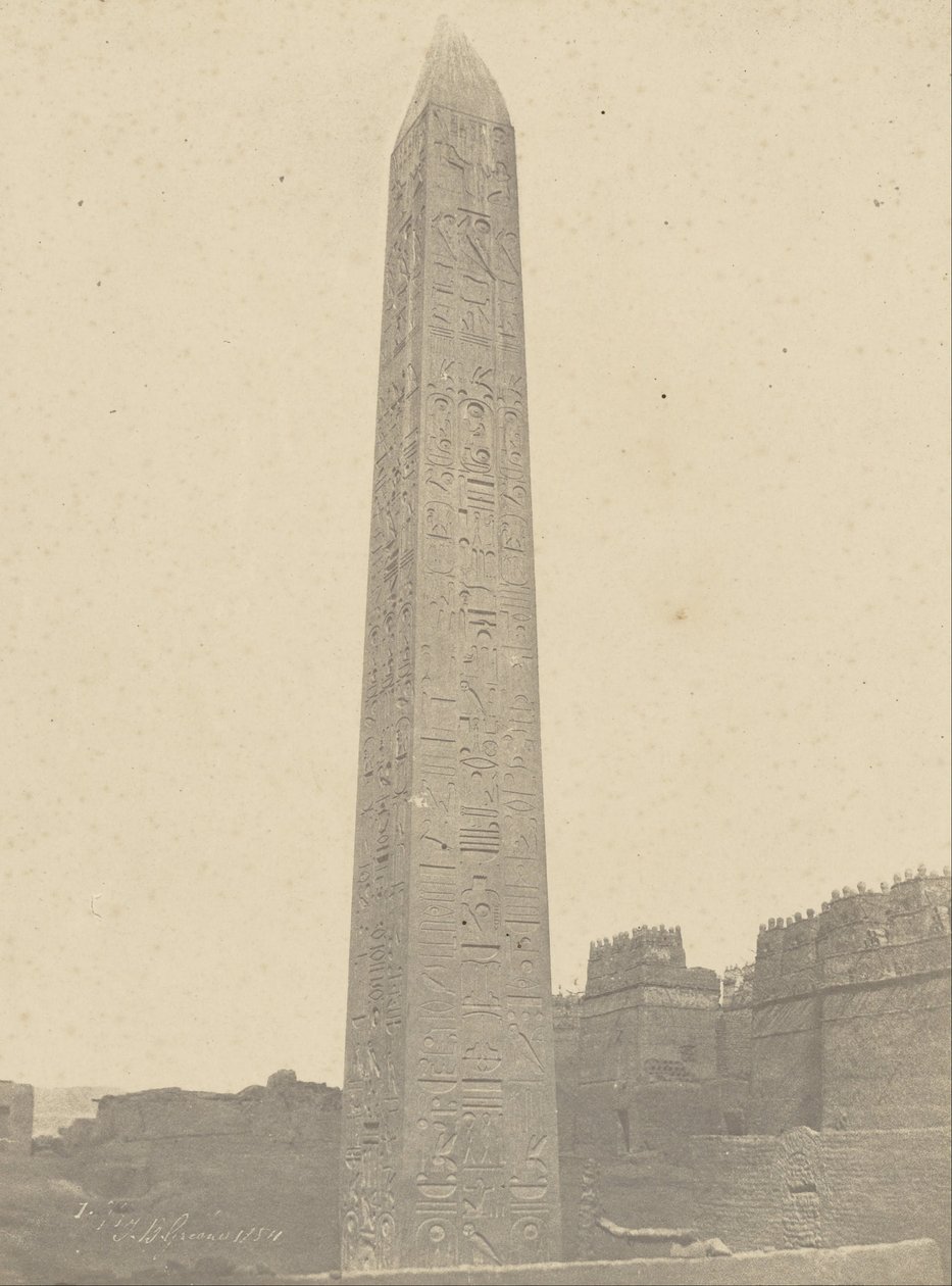 Luxor, Obelisk, East and South Sides by John Beasly Greene