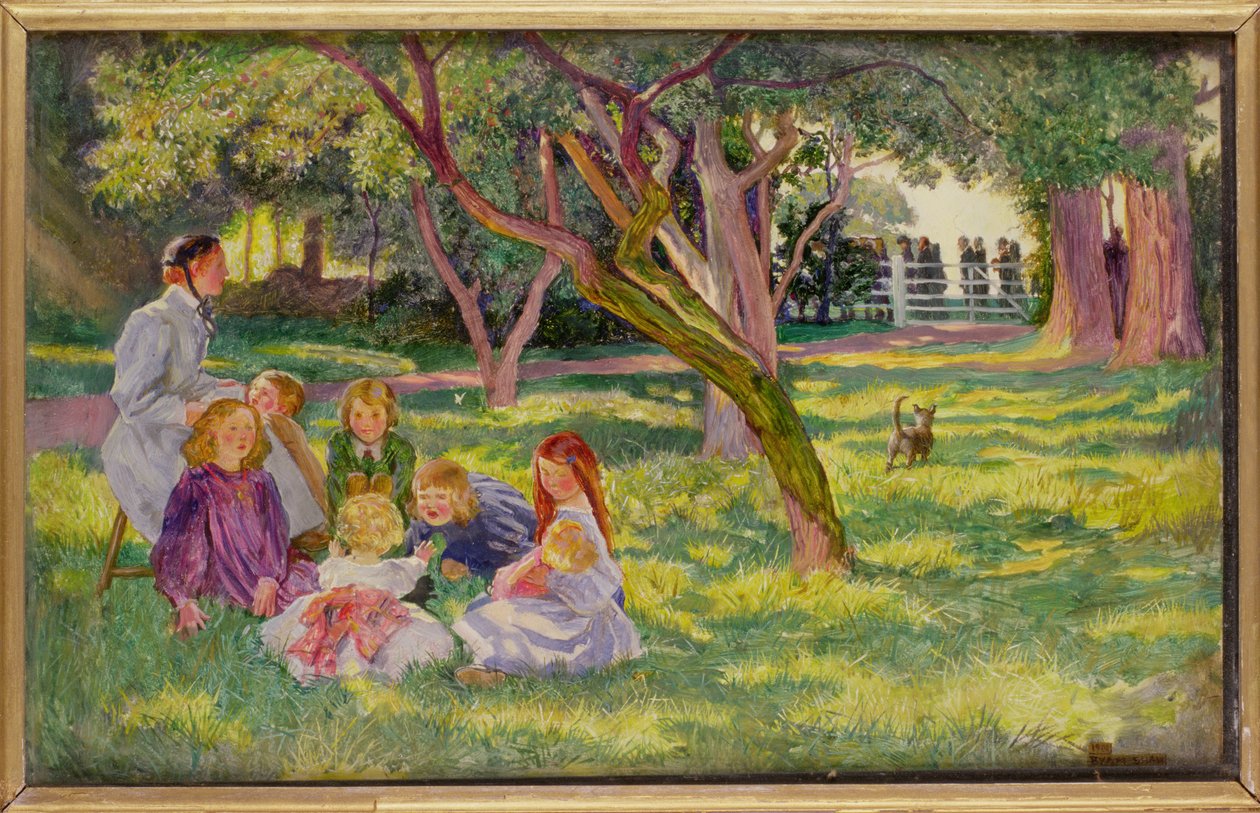 One Generation passeth away, and another Generation cometh: but the Earth abideth for ever (Ecclesiastes 1:4), 1901 by John Byam Liston Shaw