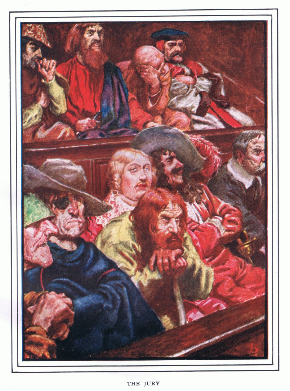 The jury by John Byam Liston Shaw
