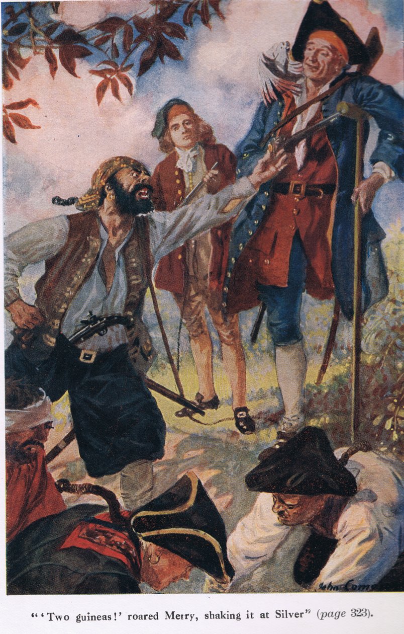 Two Guineas Shouted Merry, Shaking It at Silver, Illustration from 
