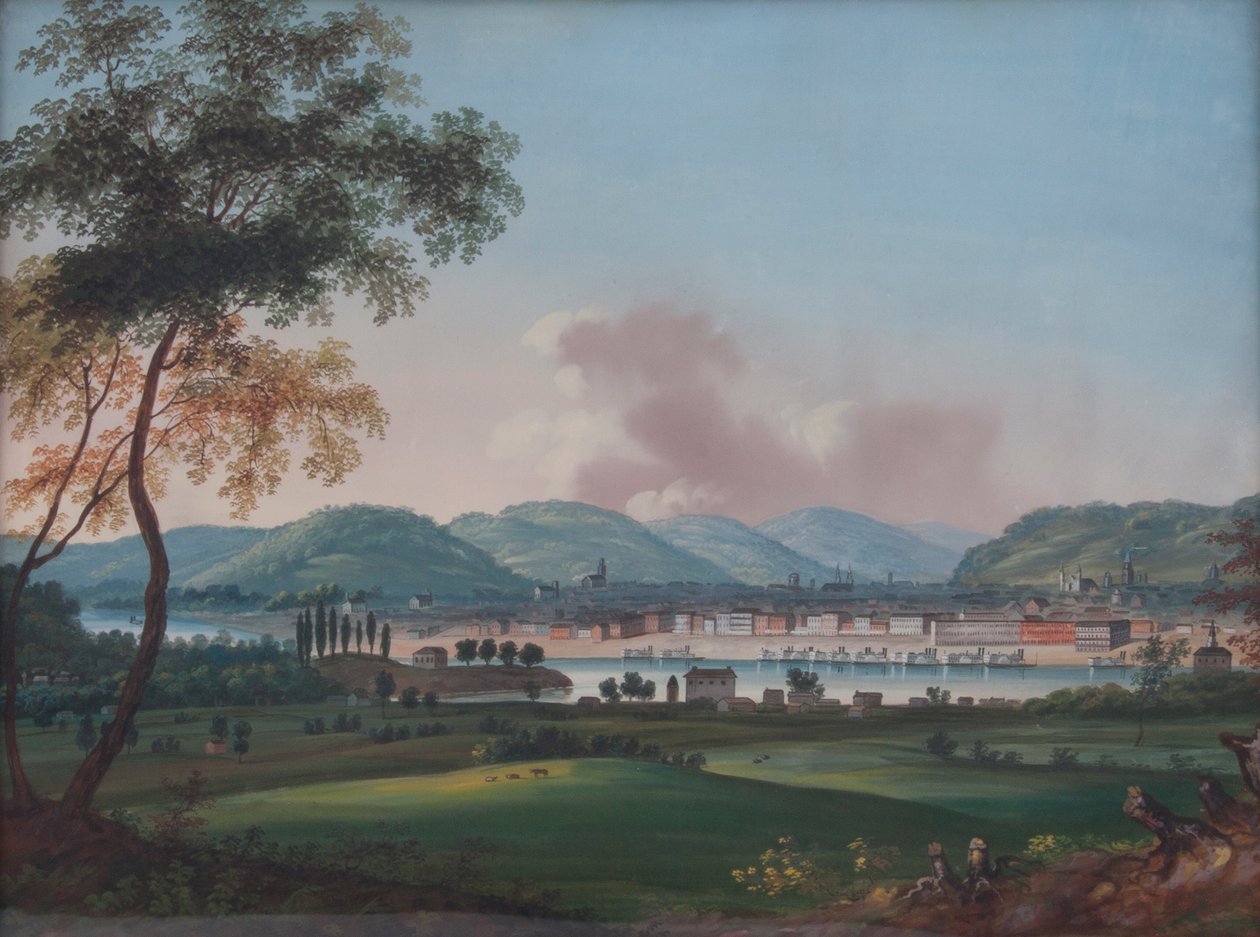 Cincinnati From Behind Newport Barracks by John Caspar Wild