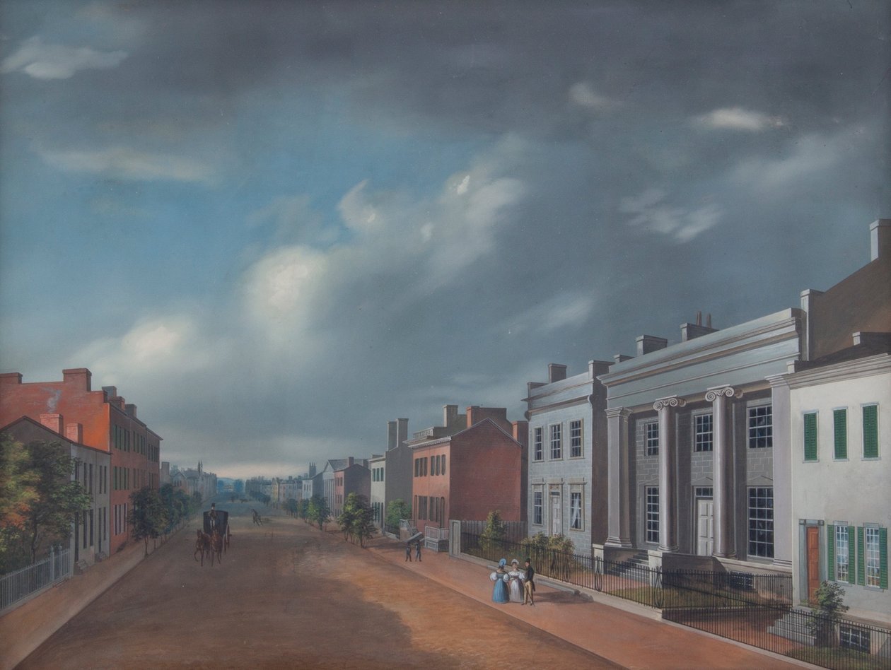 Fourth Street East From Vine by John Caspar Wild