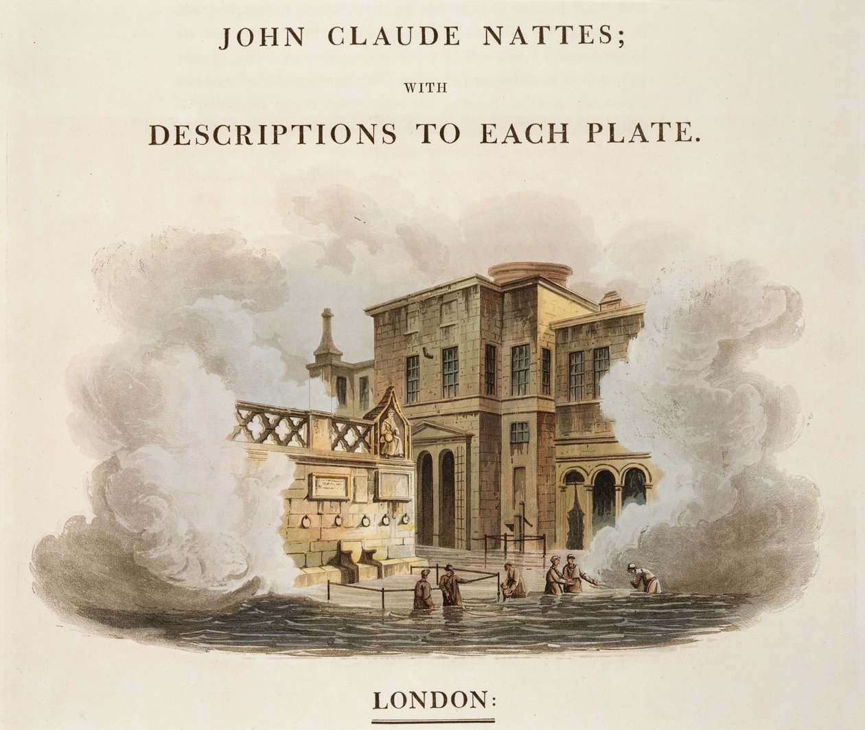 Taking the Waters at Bath, Frontispiece to 