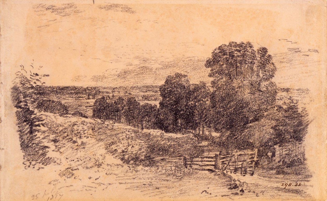 A Lane near East Bergholt by John Constable