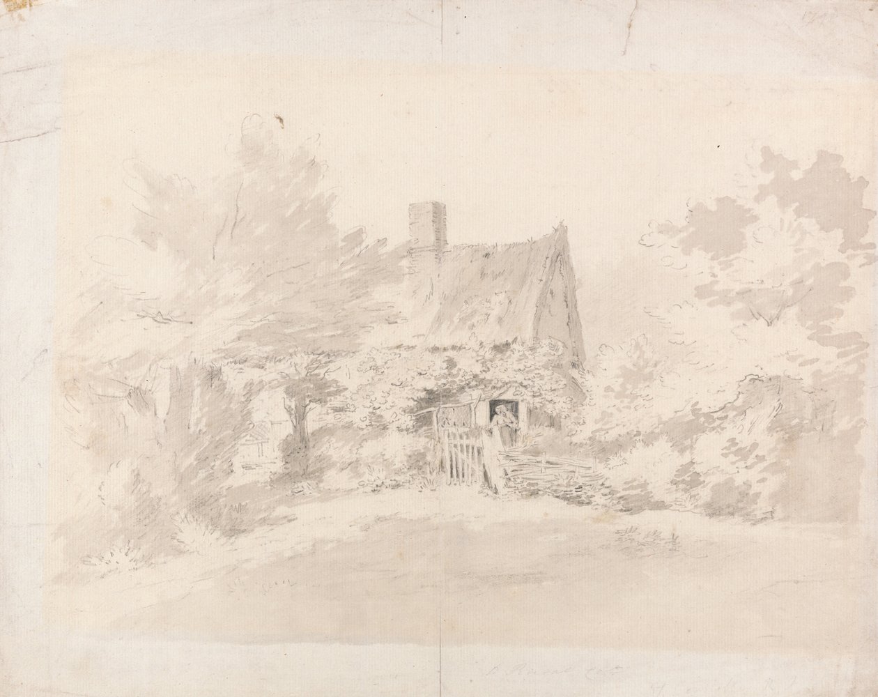 Cottage among Trees by John Constable