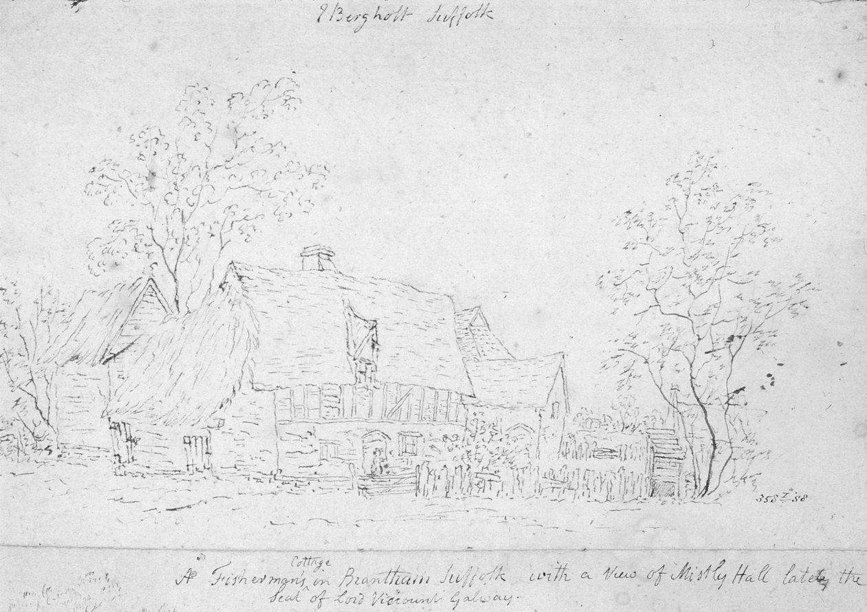 Cottage at East Bergholt by John Constable