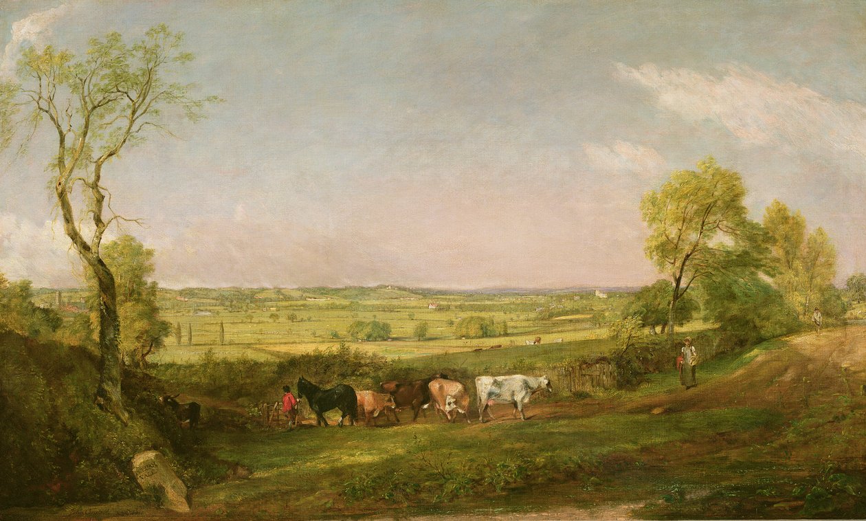 Dedham Vale: Morning by John Constable
