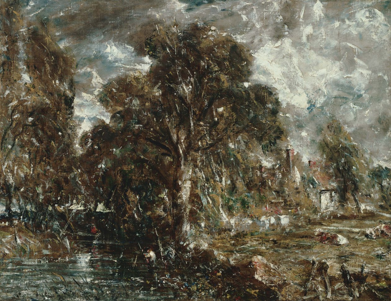 On the River Stour by John Constable