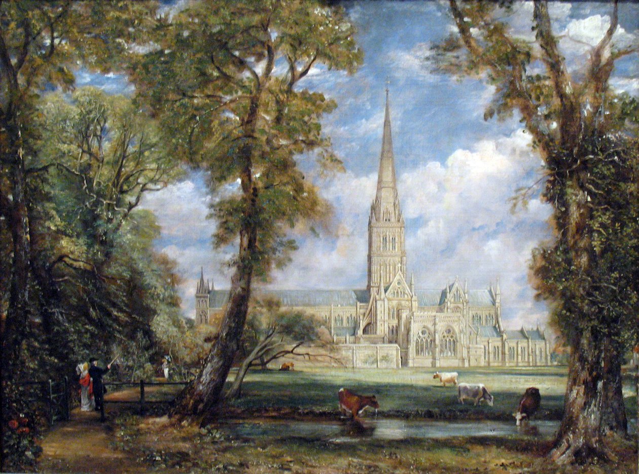 Salisbury Cathedral from the Bishops Grounds by John Constable