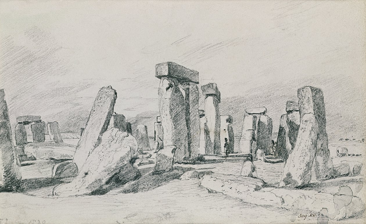 Stonehenge, Wiltshire, 1820 by John Constable