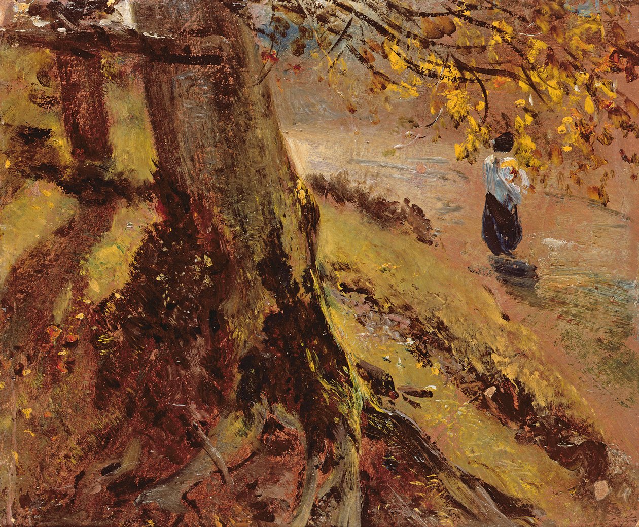 Study of Tree Trunks by John Constable