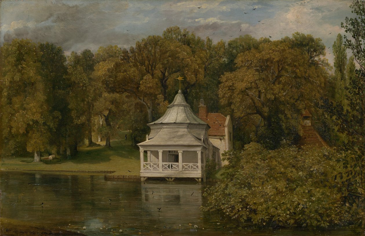 The Quarters behind Alresford Hall by John Constable