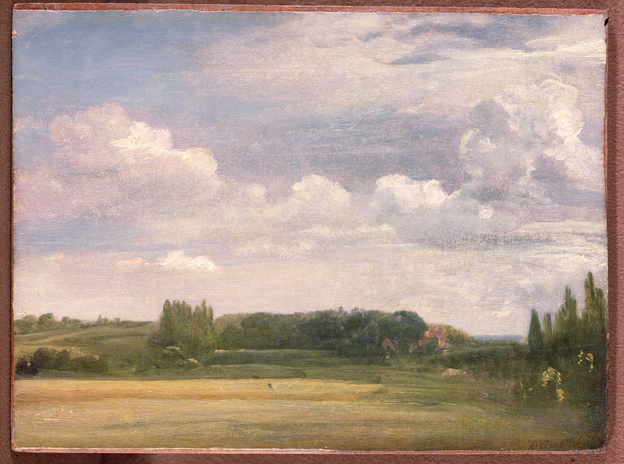 View Towards the Rectory, East Bergholt, 1813 by John Constable