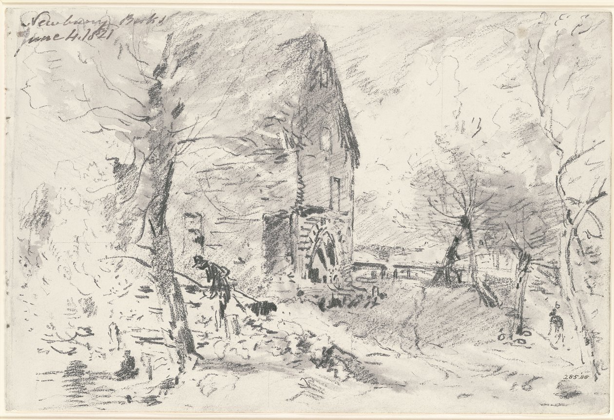 Watermill at Newbury by John Constable