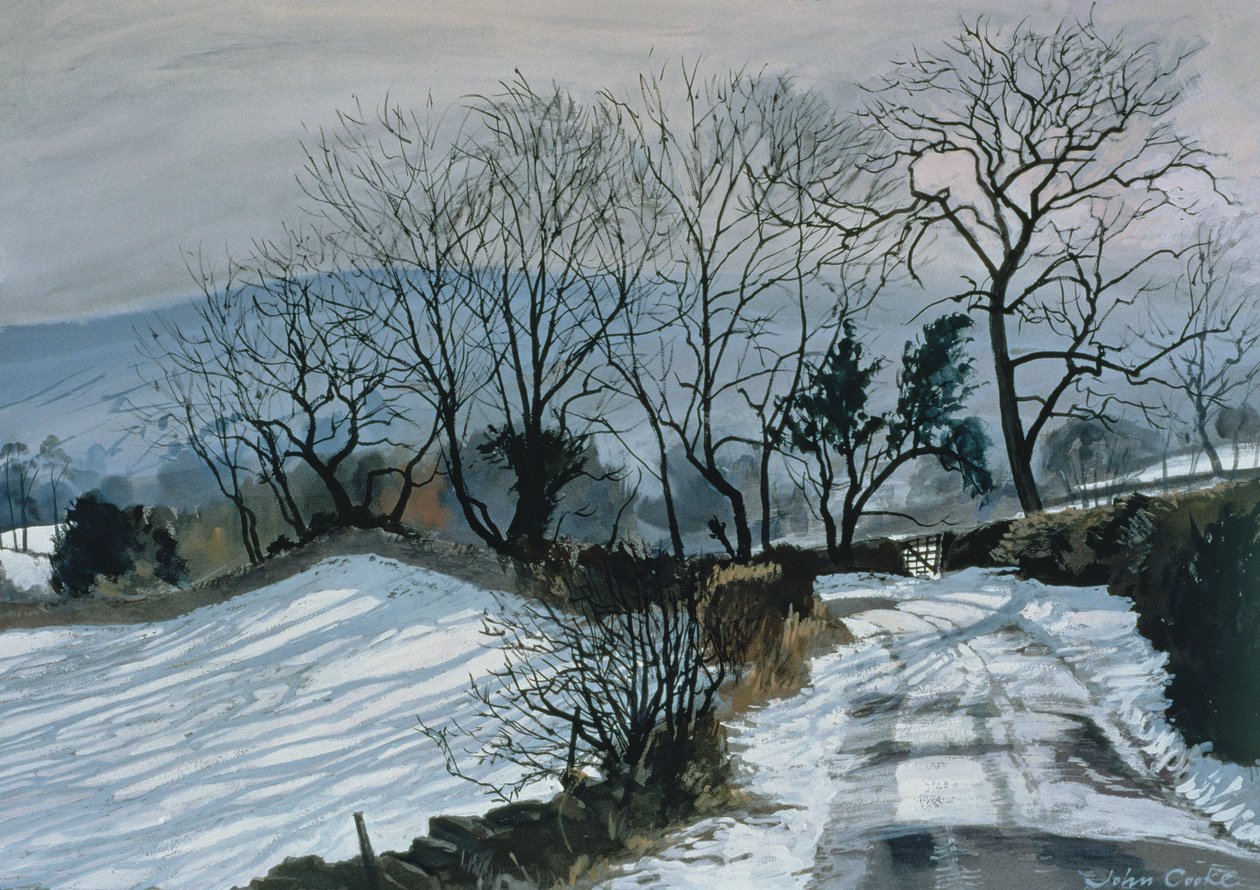 Road to Deepdale, 1998 by John Cooke