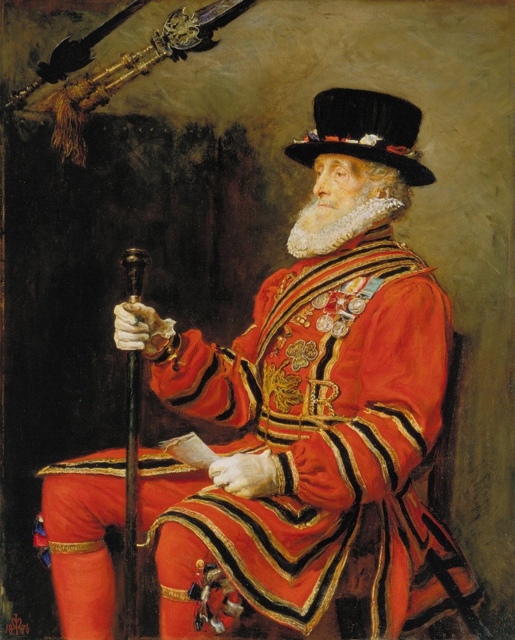 The Yeoman of the Guard by John Everett Millais