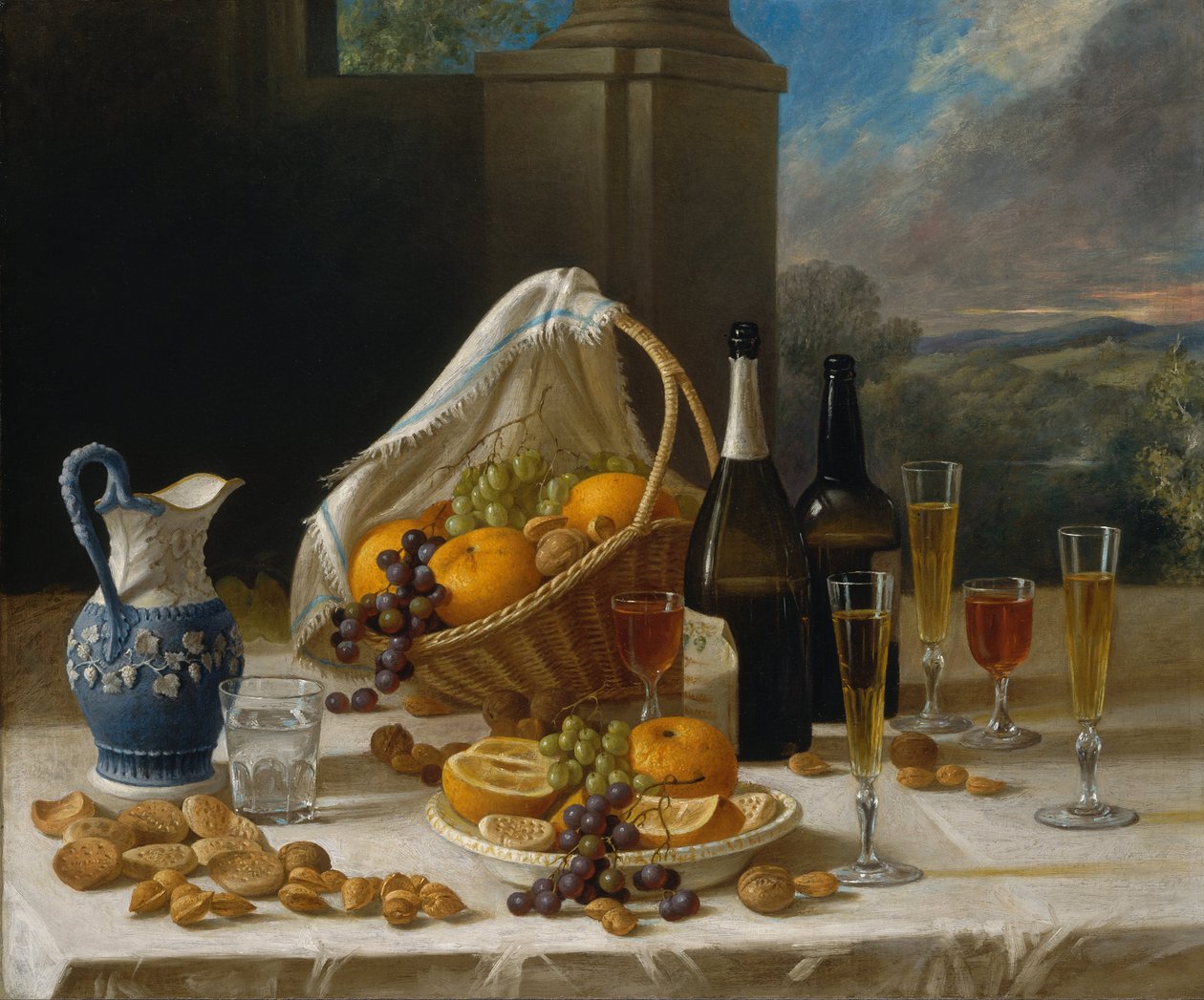 Luncheon Still Life by John F. Francis