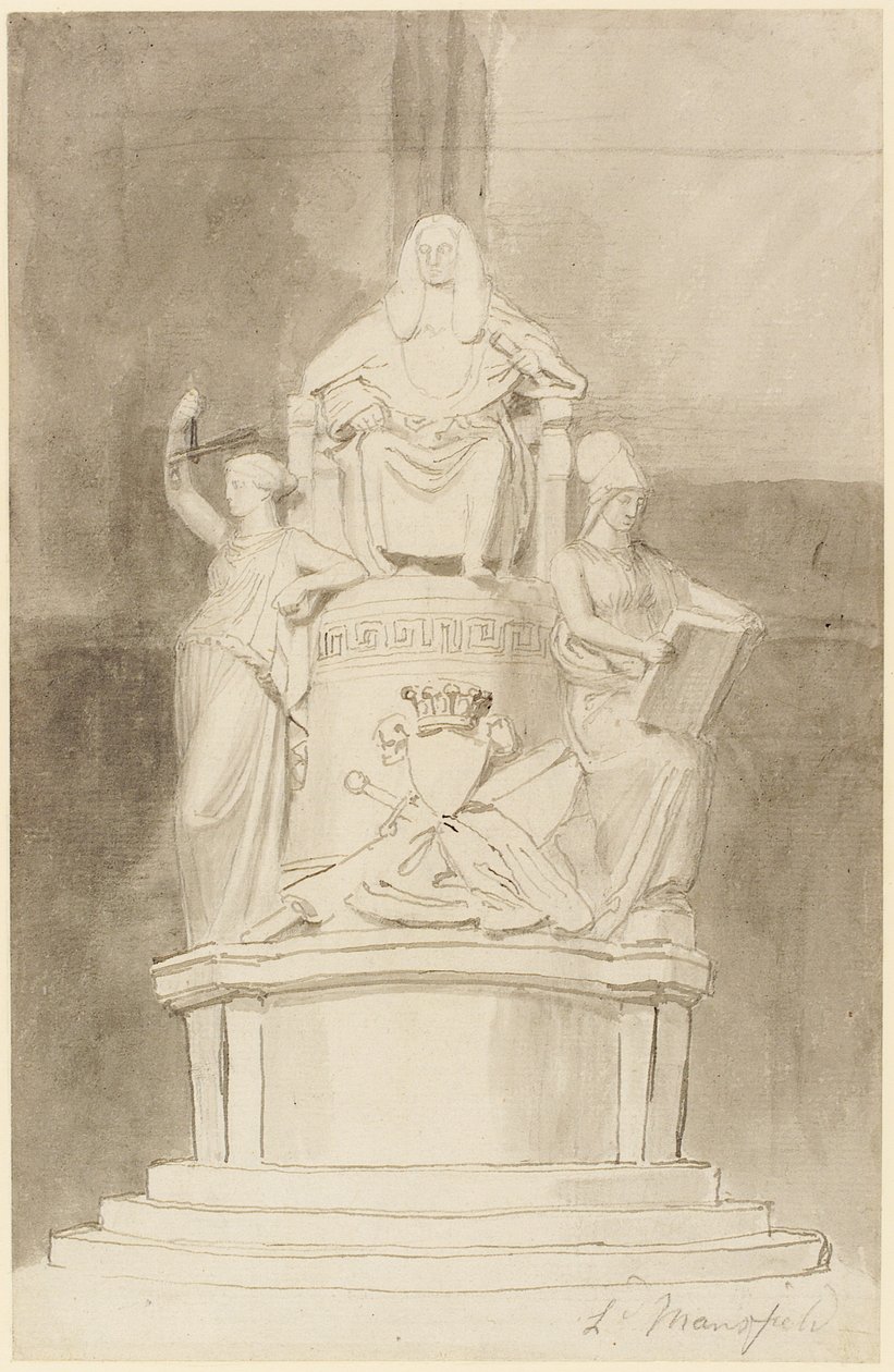 Design for the Monument of Lord Mansfield, Westminster Abbey by John Flaxman