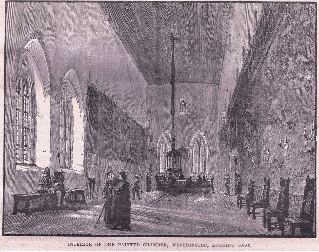 Interior of the painted chamber, Westminster by John Fulleylove