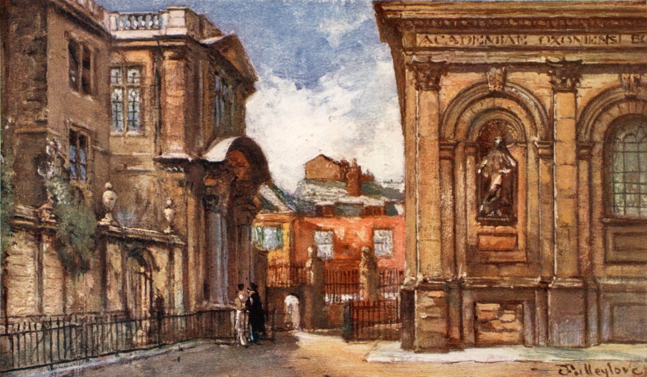 The Old Ashmolean Museum and Sheldonian Theatre by John Fulleylove