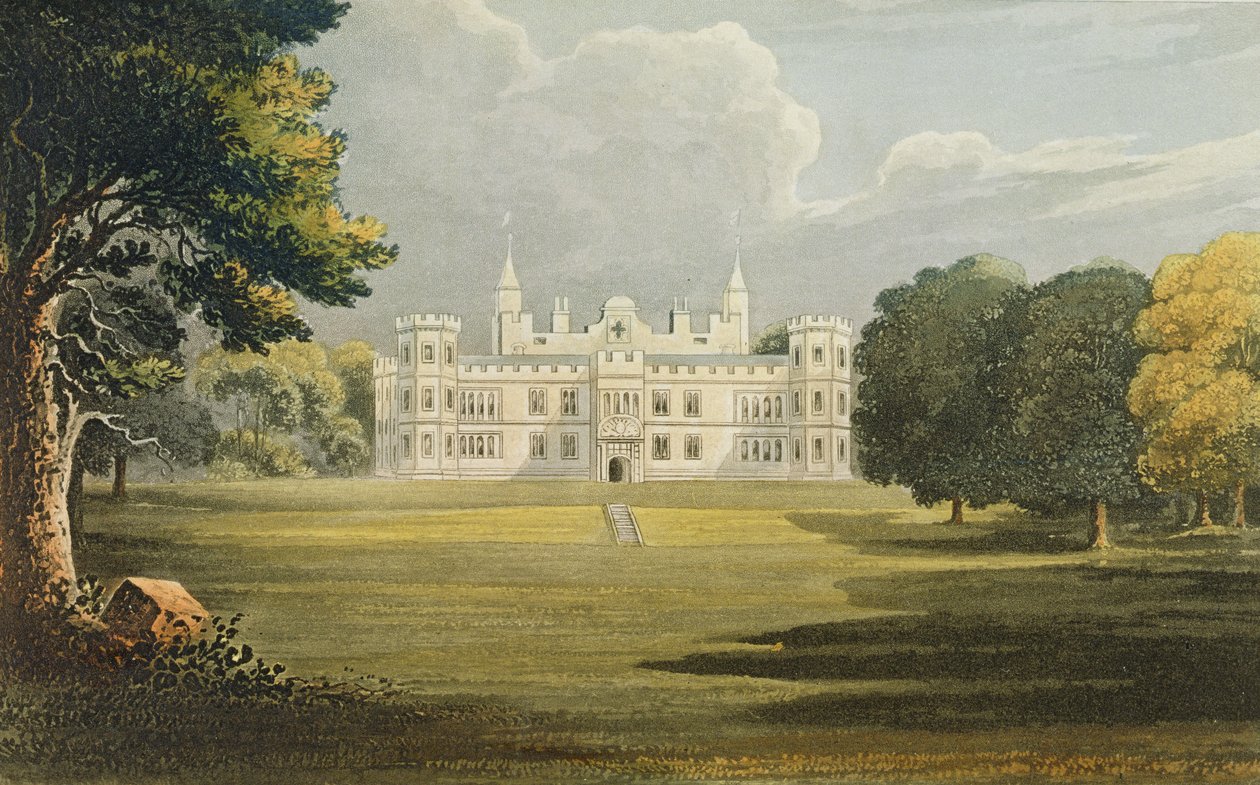 Mount Edgecumbe, from Ackermann's 'Repository of Arts', published 1826