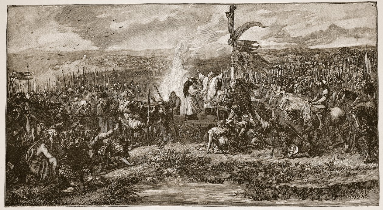 The Battle of the Standard, Illustration from 