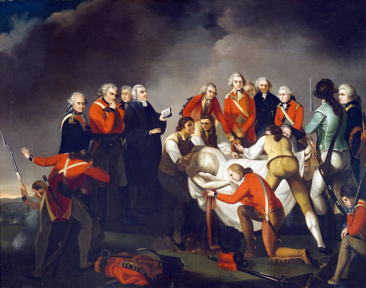 The Burial of General Simon Fraser (1729-77) After the Battle of Saratoga in 1777, c.1800 by John Graham