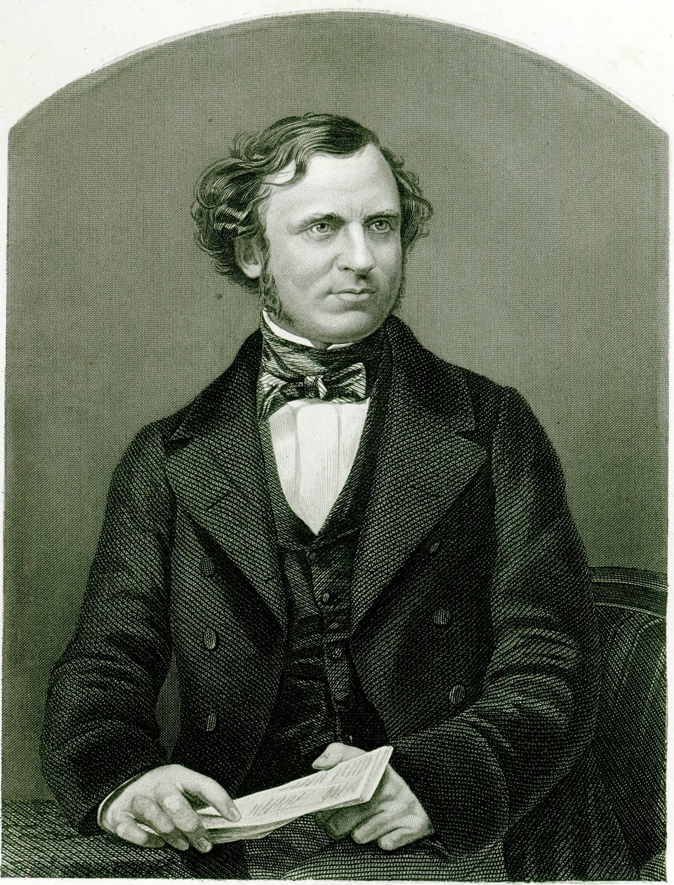 Edward Henry Smith Stanley, Lord Stanley (engraved by D.J. Pound from a photograph, from 