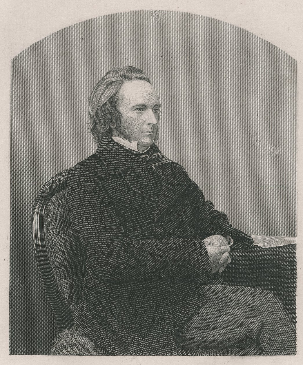 George John Douglas Campbell, 8th Duke of Argyll, engraved by D.J. Pound from a photograph, from 