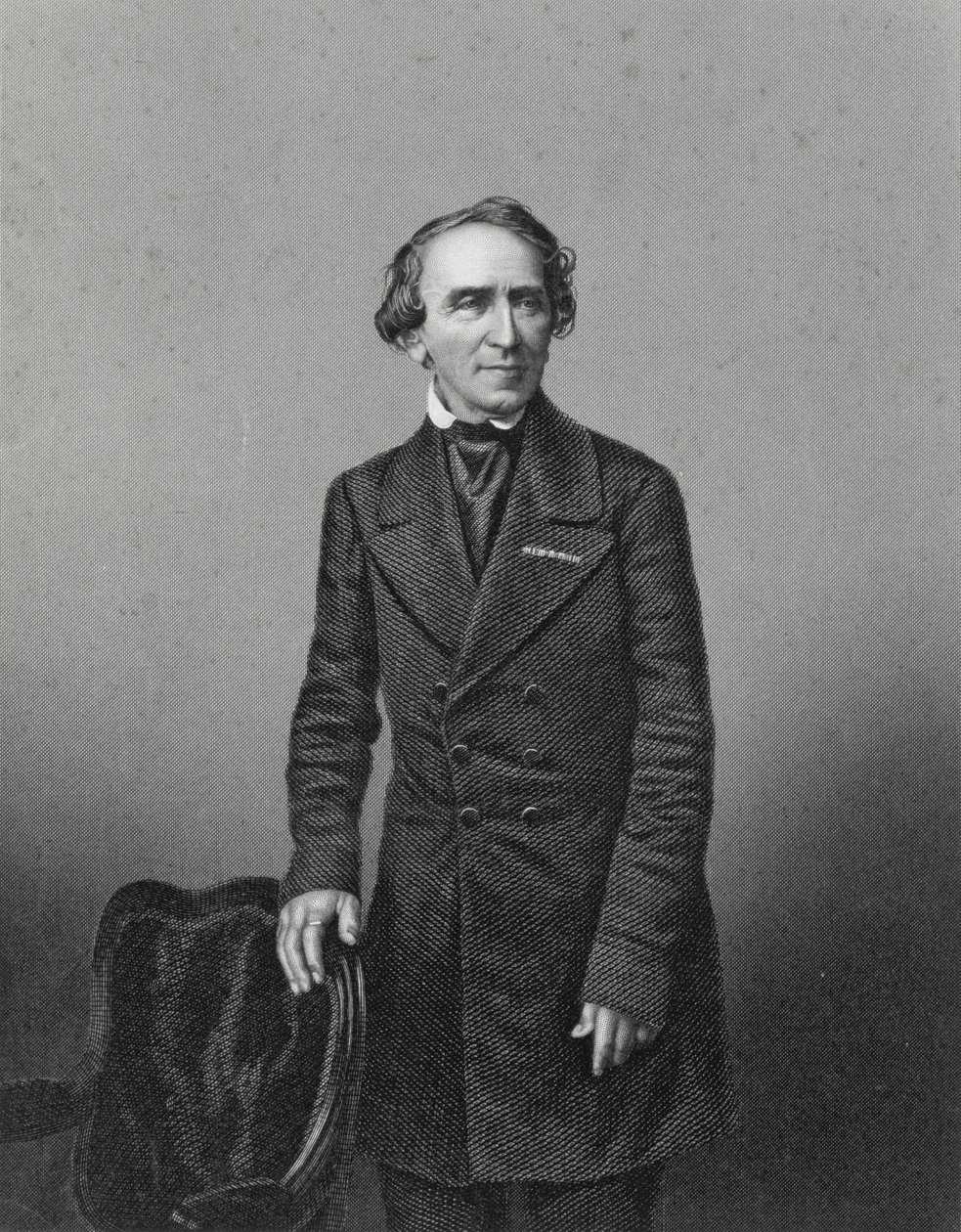 Giacomo Meyerbeer, engraved by D.J. Pound after a photograph by John Jabez Edwin Paisley Mayall