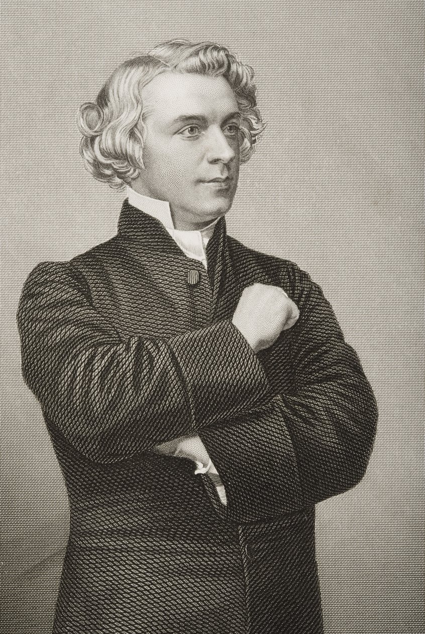 John Chippendall Montesquieu Bellew, engraved by D.J. Pound from a photograph, from 