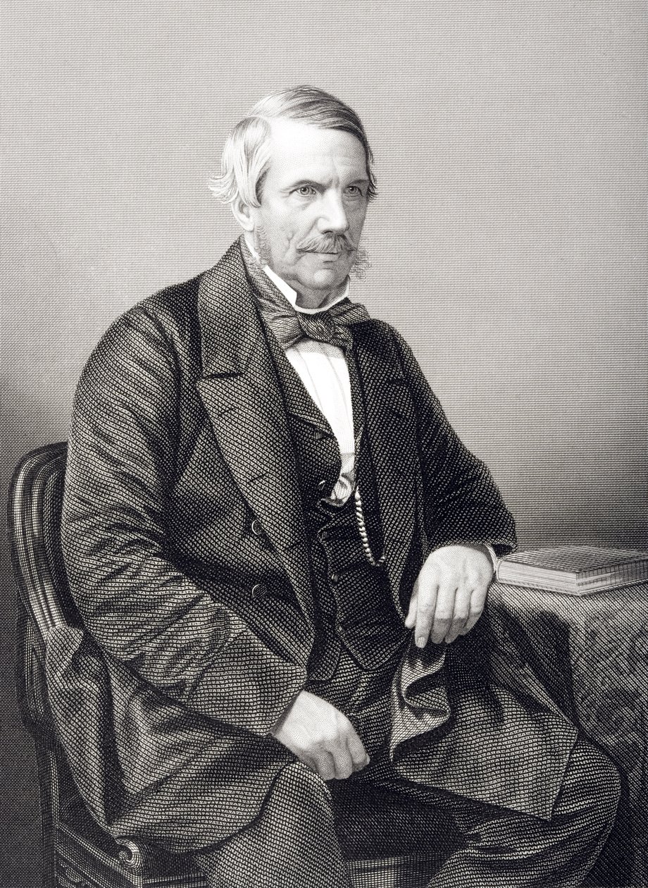 Sir John Laird-Mair Lawrence, 1st Baron Lawrence, engraved by D.J. Pound from a photograph, from 