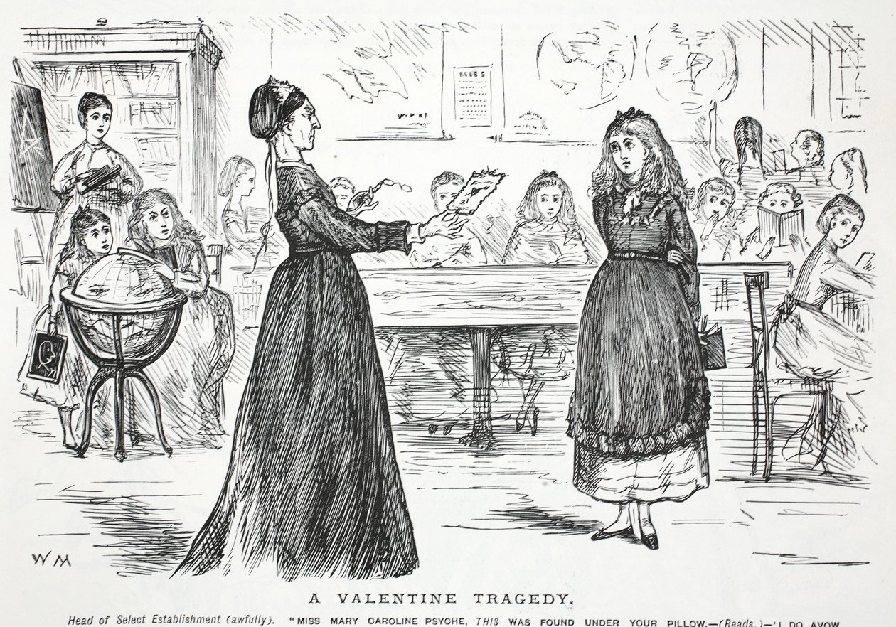 A Valentine Tragedy by John Leech