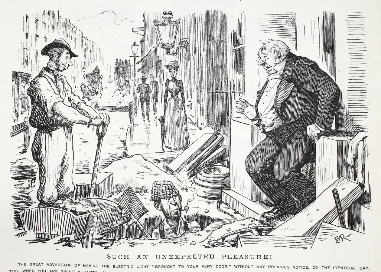 Such an unexpected pleasure! by John Leech