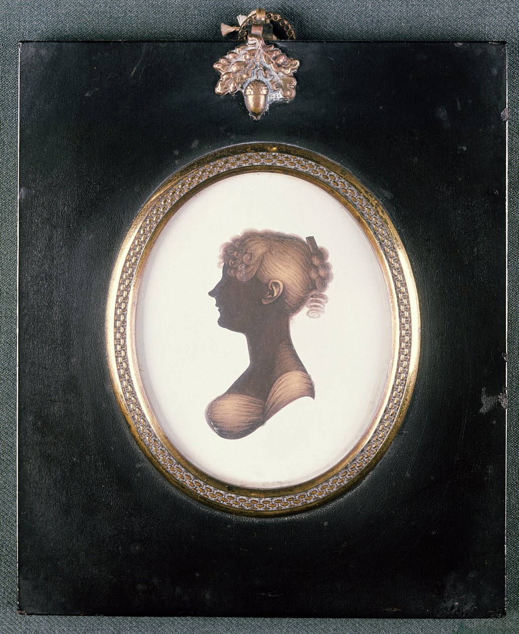 Silhouette of Cassandra Austen, c.1809 by John Meiers