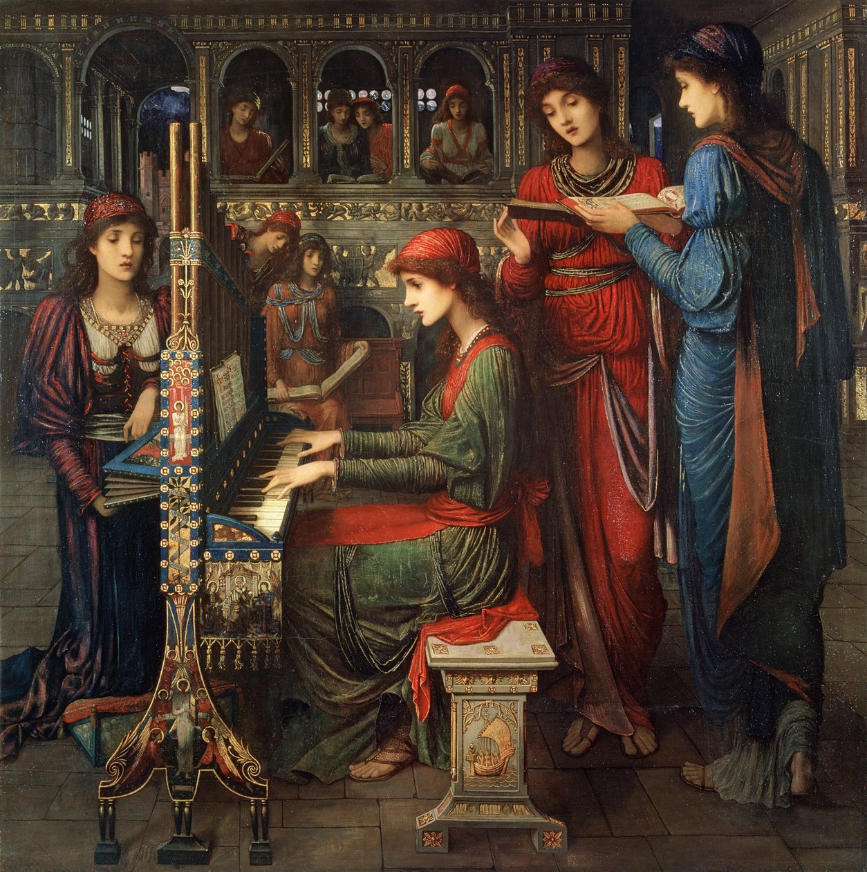 St. Cecilia, 1897 by John Melhuish Strudwick
