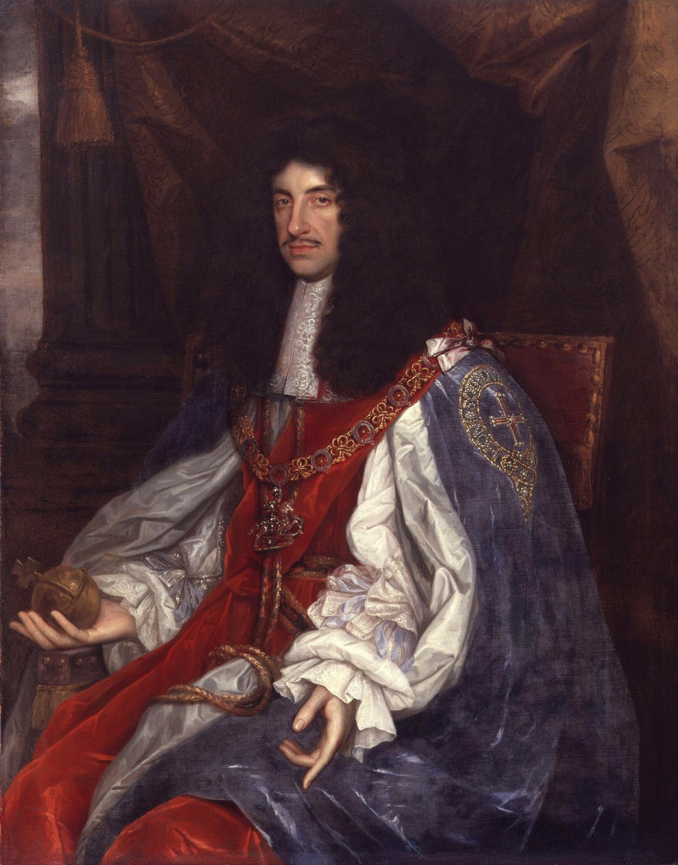 Portrait of Charles II by John Michael Wright