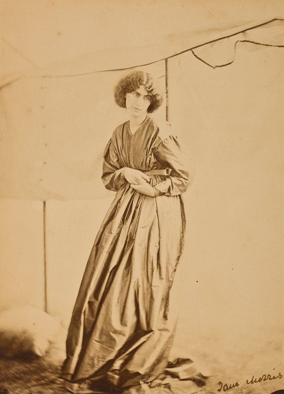 Portrait of Jane Morris, 1865 by John R. Parsons