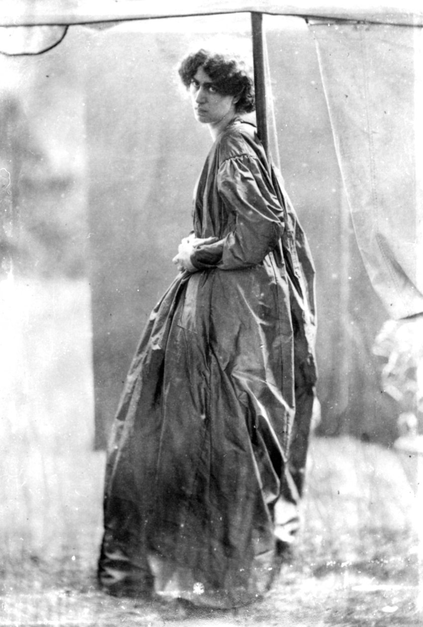 Jane Morris, posed by Dante Gabriel Rossetti, 1865 by John R. Parsons