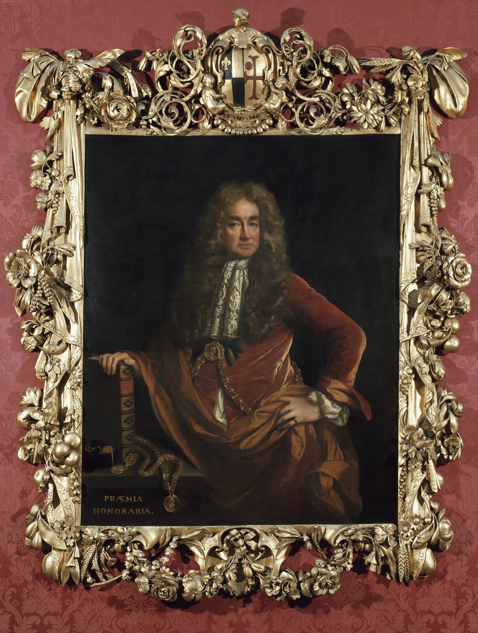 Portrait of Elias Ashmole by John Riley