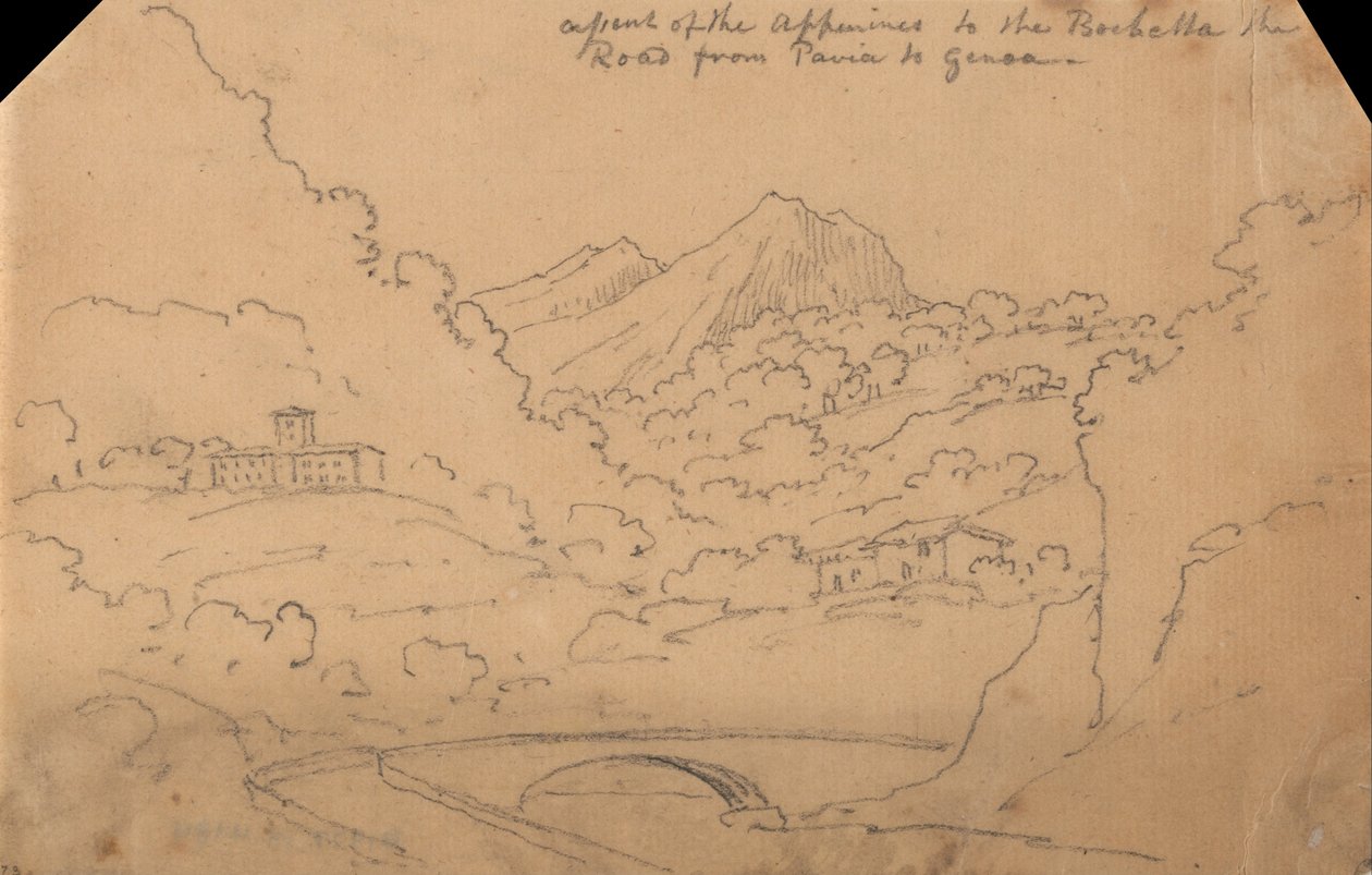 Ascent of the Apennines to the Rochetta by John Robert Cozens
