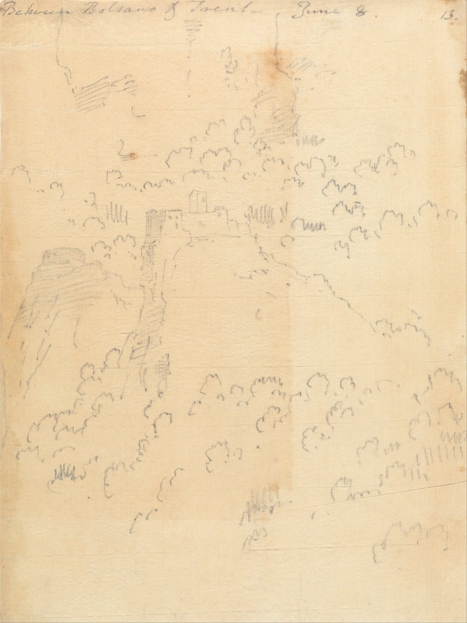 Between Bolzano and Trent, June 8 by John Robert Cozens