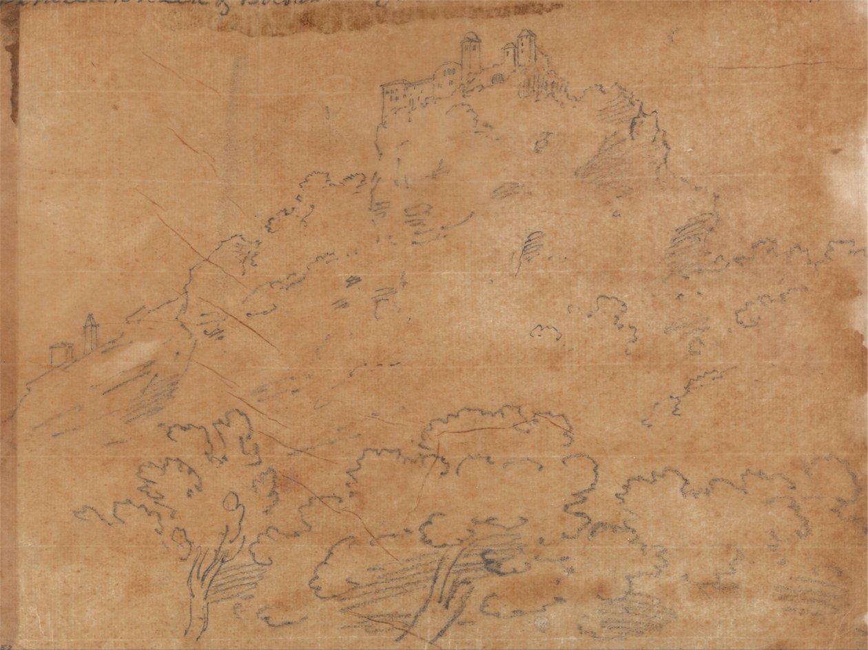 Between Brixen and Bolzano, June 8 by John Robert Cozens