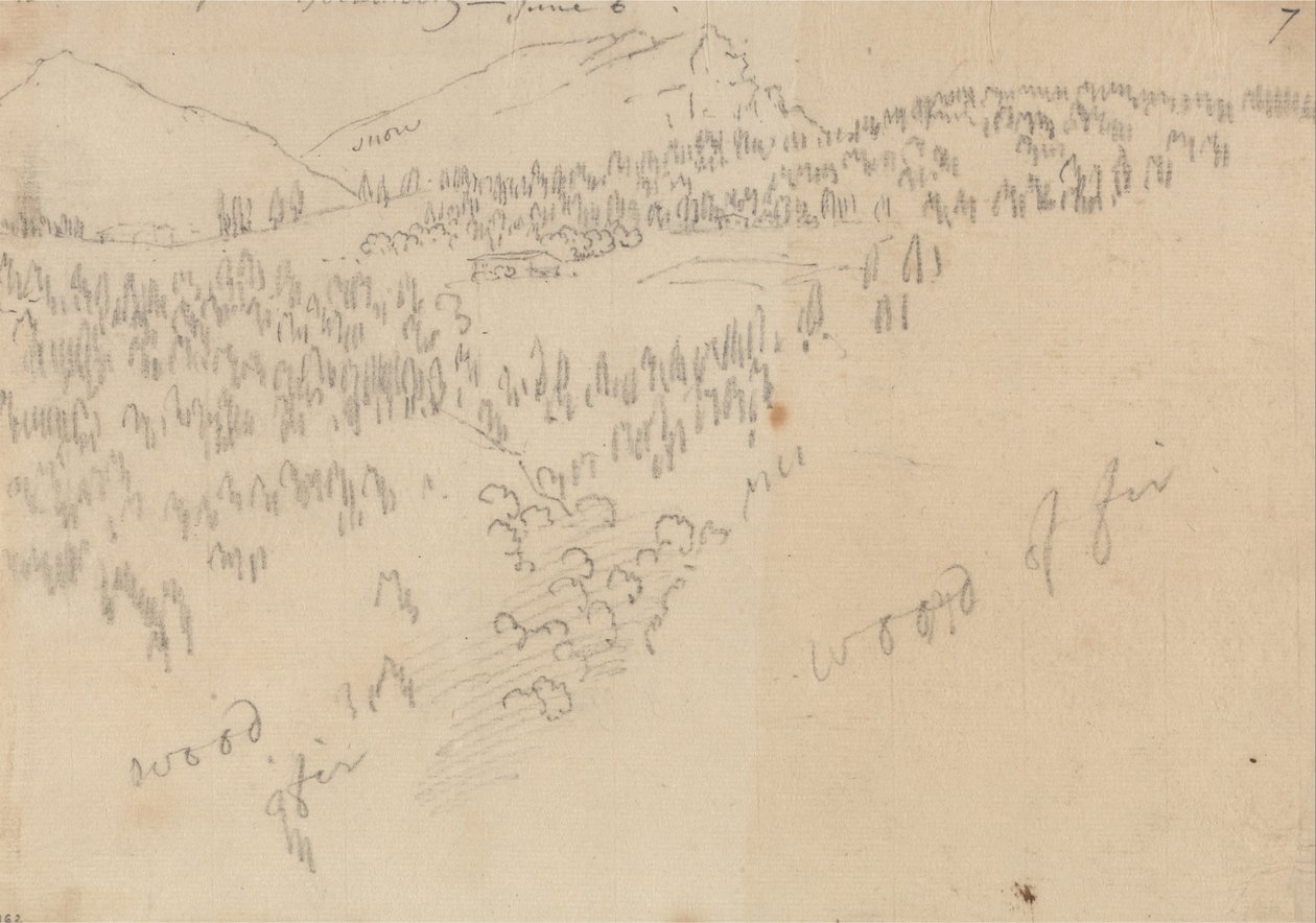 Between Innsbruck and Schönberg by John Robert Cozens