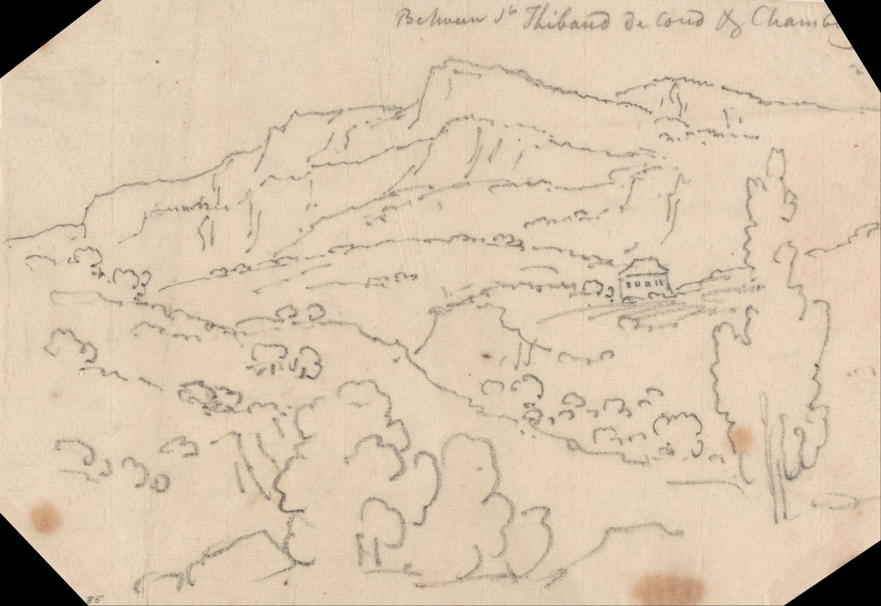Between Saint-Thibaud-de-Couz and Chambery by John Robert Cozens