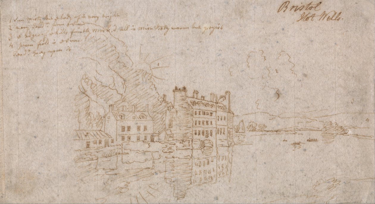 Bristol Hot Wells by John Robert Cozens