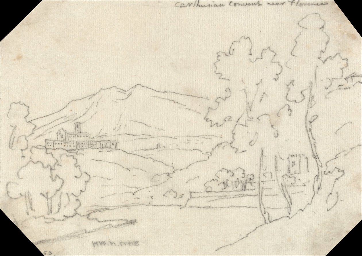Carthusian Convent near Florence by John Robert Cozens