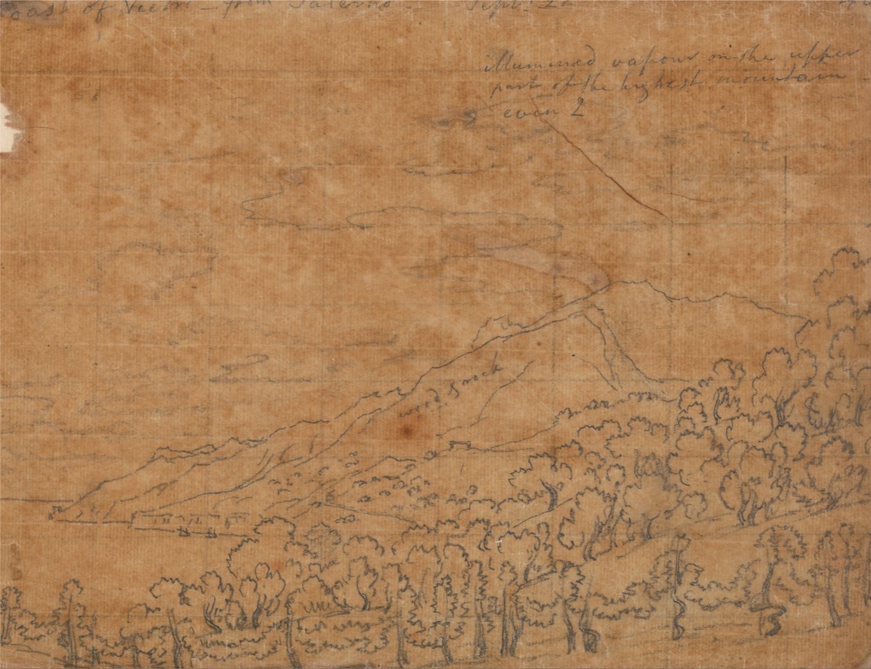 Coast of Vietri from Salerno, September 22 by John Robert Cozens