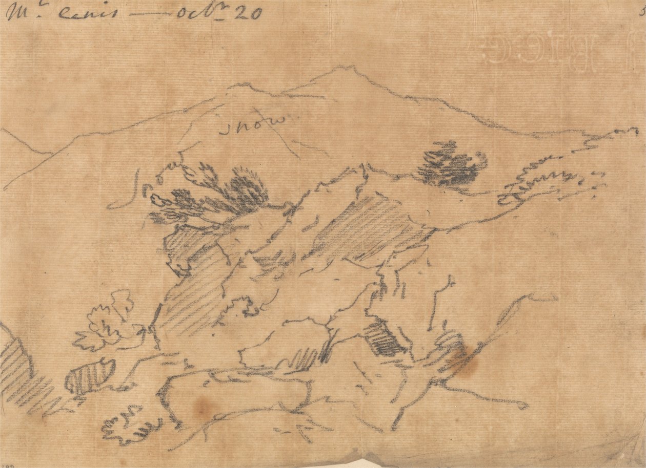 Mont Cenis, October 20 by John Robert Cozens